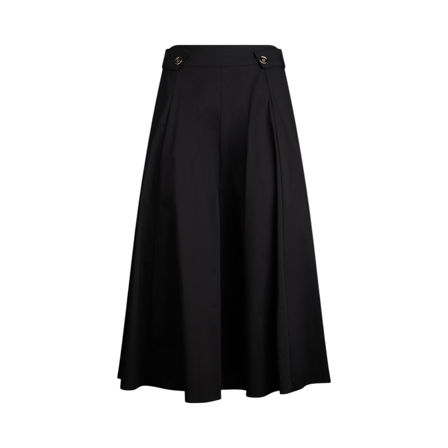 Gonna donna midi in popeline