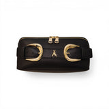 Borsa donna in pelle con fibbie