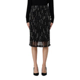 Gonna donna midi con paillettes