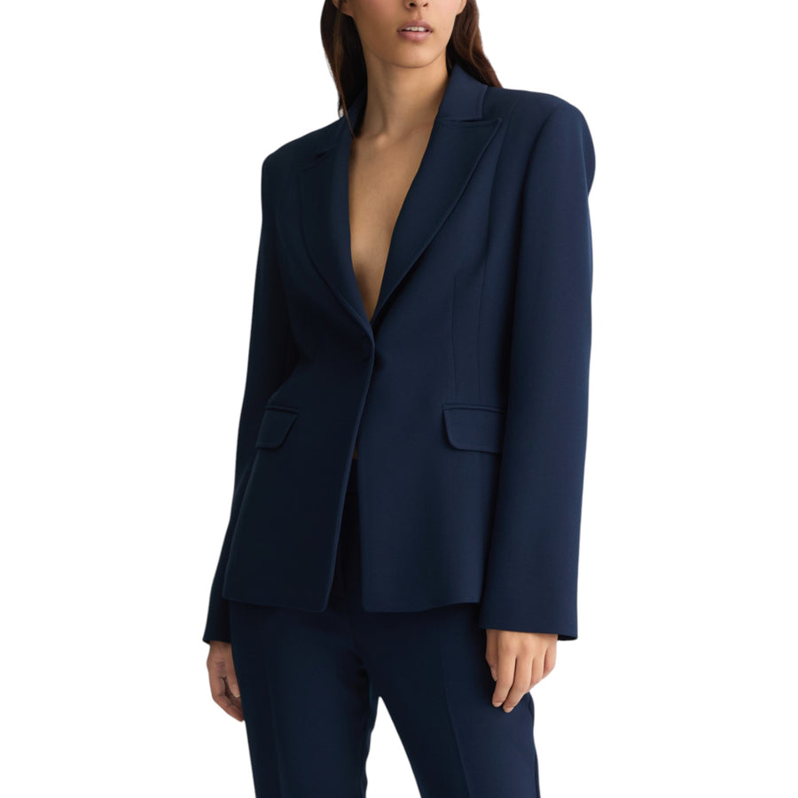 Blazer donna in cady crêpe