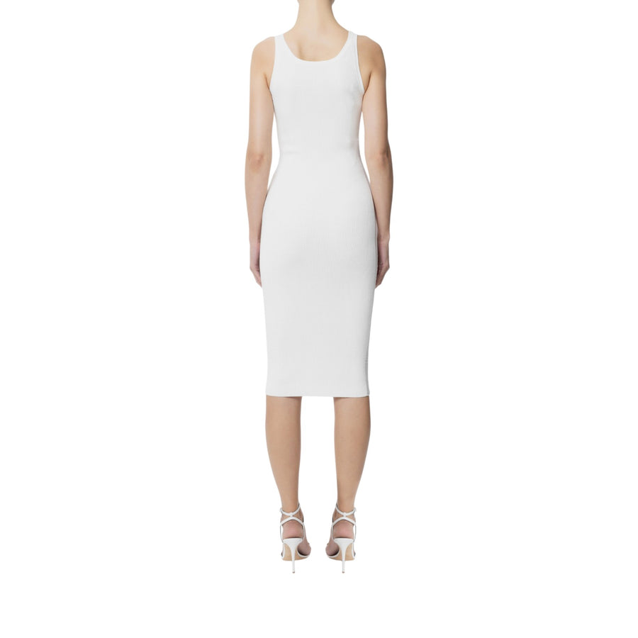 Abito donna in maglia con tulle