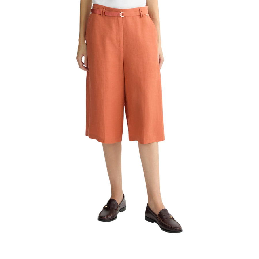 Bermuda donna in misto lino