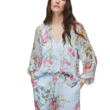 Blusa donna a fiori