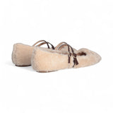 Ballerine donna effetto shearling
