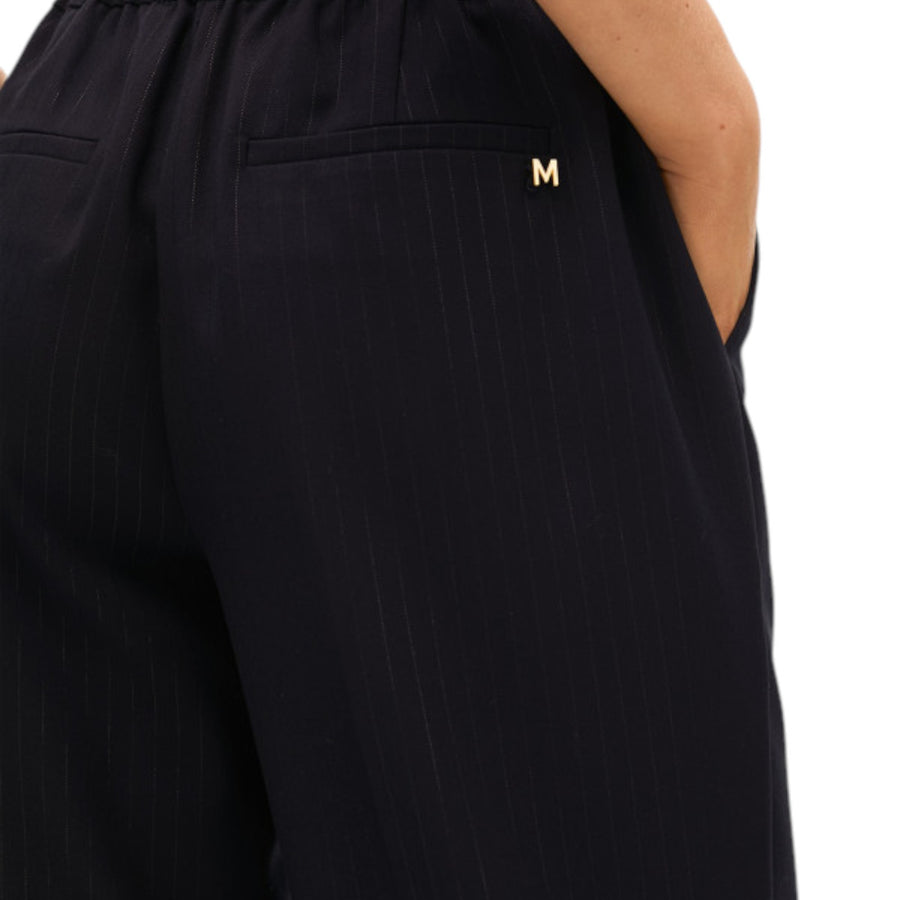 Pantaloni donna Dritti con Righe Diplomatica Elasticizzata