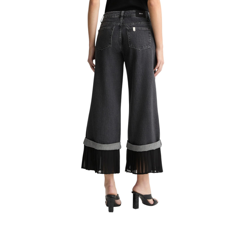 Jeans donna flare a vita alta