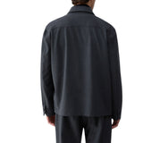 Giacca uomo overshirt in misto lana