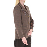 Blazer donna con inserti