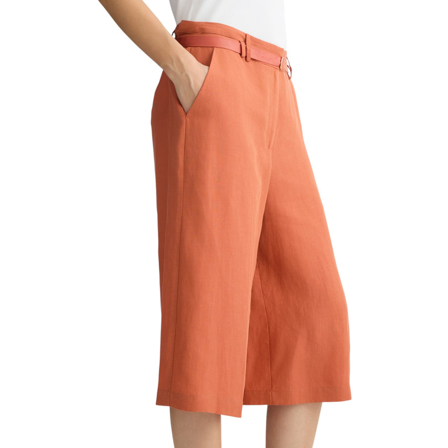 Bermuda donna in misto lino
