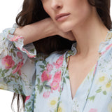 Blusa donna a fiori