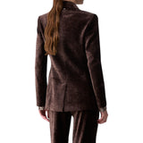 Blazer donna in velluto
