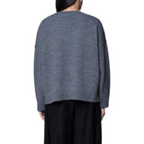 Maglia donna jacquard girocollo