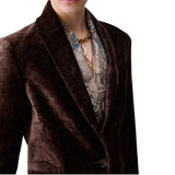 Blazer donna in velluto