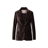 Blazer donna in velluto