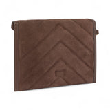 Bustina donna in pelle scamosciata con logo Love Birds