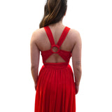 Abito donna lungo in chiffon