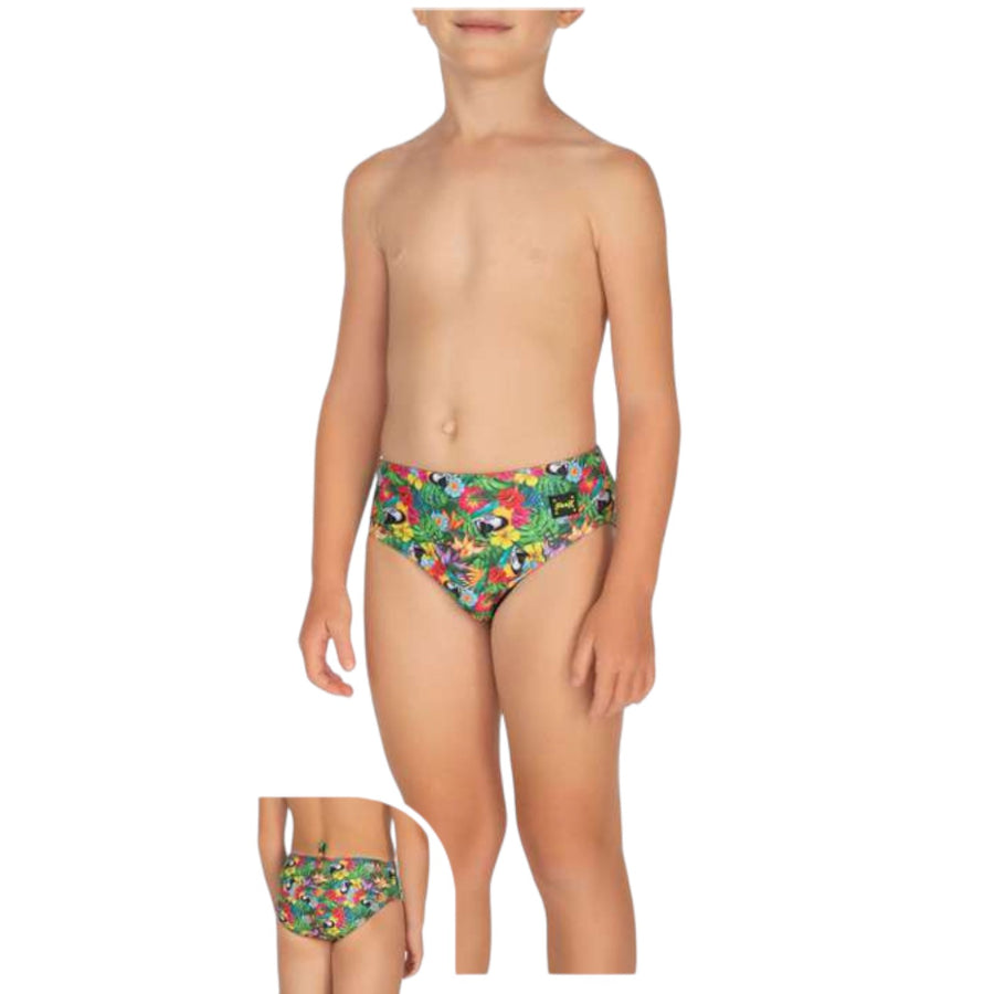 Slip stampato mood tropical bimbo