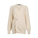 Cardigan donna con dettaglio gioiello