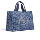 Borsa blu denim donna