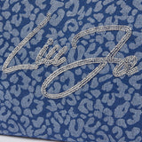 Borsa blu denim donna