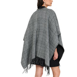 Poncho donna in principe di galles