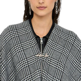 Poncho donna in principe di galles