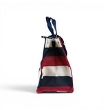 Borsa donna  tote in tela a righe