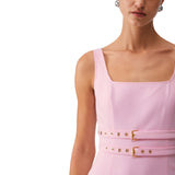 Tubino donna corto con fibbie