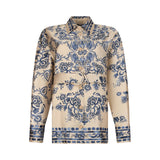 Camicia donna con stampa foulard