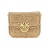 Mini donna borsa a tracolla naturale 'Love Bag Box'