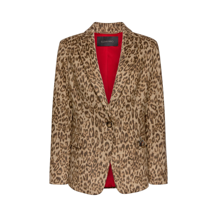Blazer donna animalier