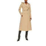 Trench donna con fibbia in nylon bielastico