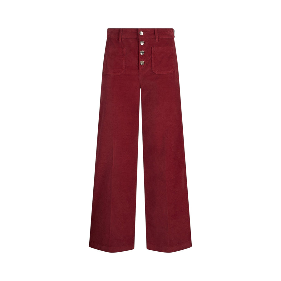 Pantaloni donna flare in velluto