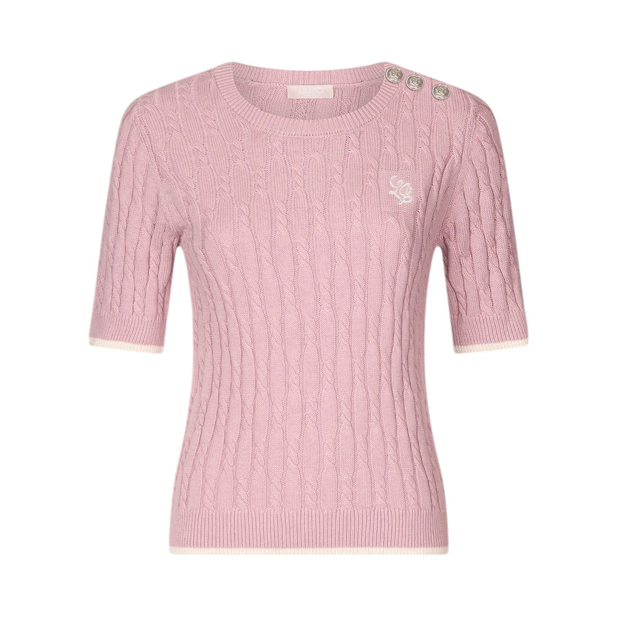 T-shirt donna in maglia