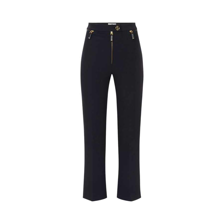 Pantaloni donna in doppio crêpe
