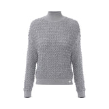 Maglia donna in bouclé con paillettes