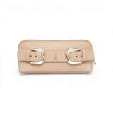 Borsa donna in pelle con fibbie