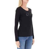 T-shirt donna a maniche lunghe