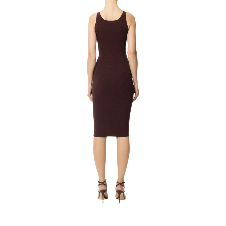 Abito donna in maglia con tulle