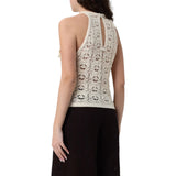 Top donna Nymphea Pinko in pizzo macramè