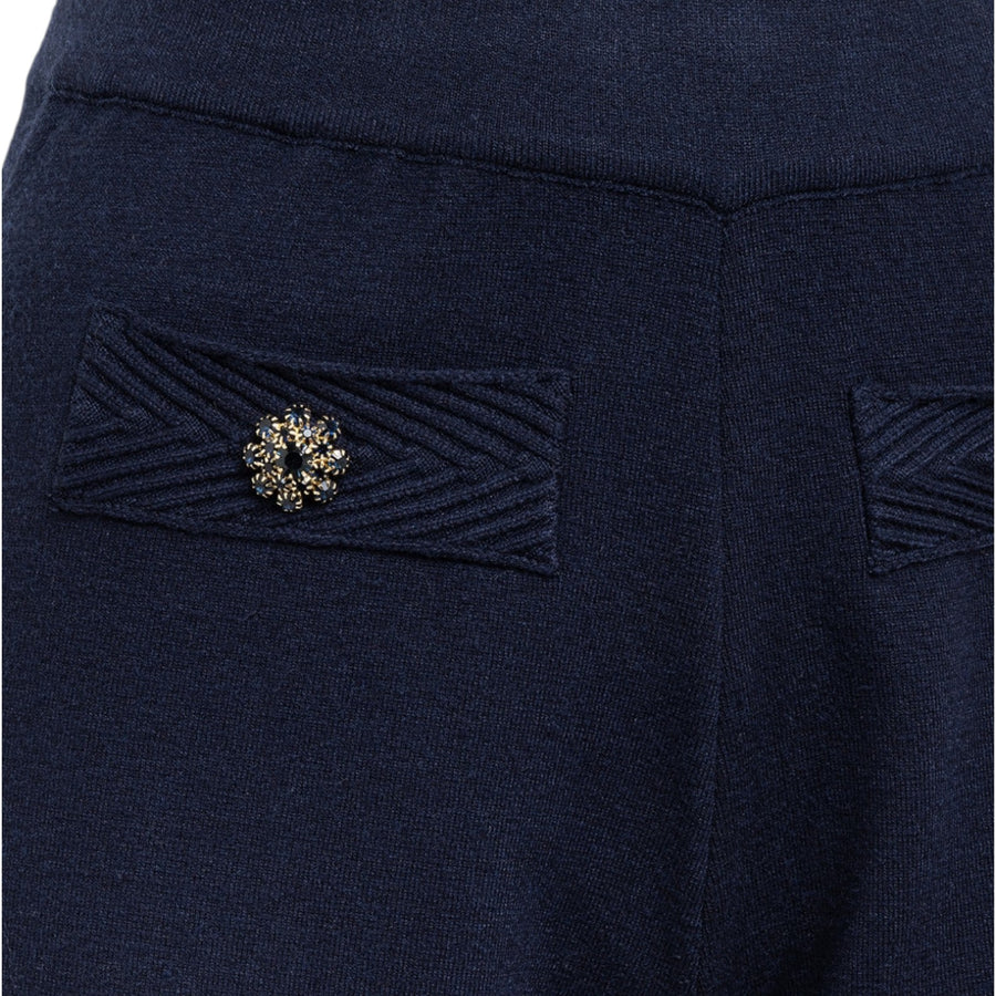 Pantalone donna in maglia misto viscosa