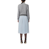 Maglia donna in bouclé con paillettes