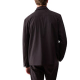 Giacca uomo overshirt in misto lana