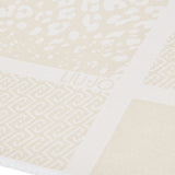 Stola donna jacquard animalier con logo