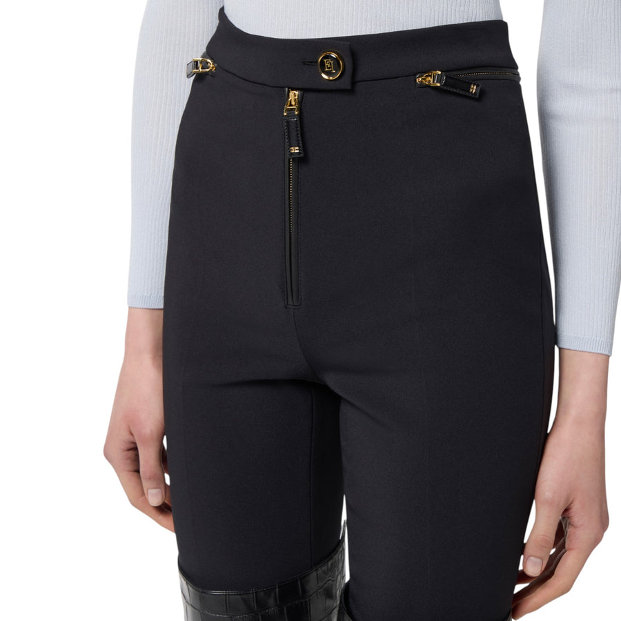 Pantaloni donna in doppio crêpe