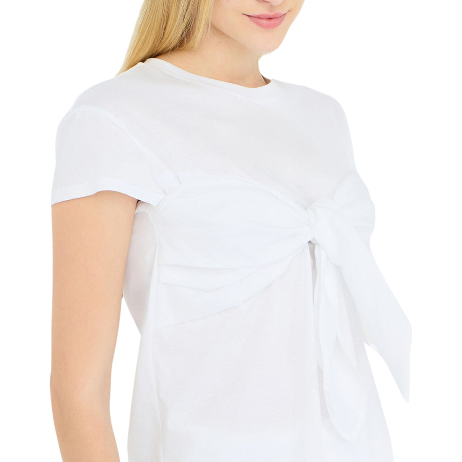 T-shirt donna con fiocco
