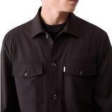 Giacca uomo overshirt in misto lana