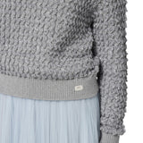 Maglia donna in bouclé con paillettes