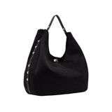 Borsa donna hobo grande con borchie