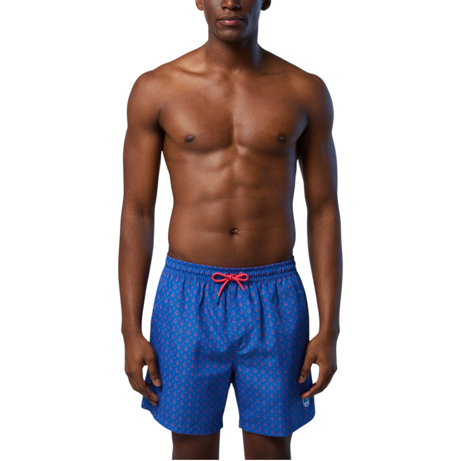 Boxer mare uomo con stampa grafica